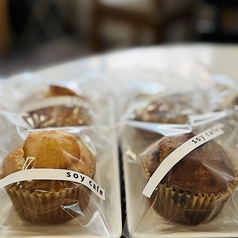 米粉と塩麹のsoyマフィン