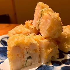 蓮根と海老のはさみ揚げ
