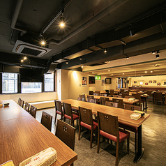 【総席数134席】の広々とした店内♪