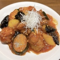 料理メニュー写真&nbsp;【季節限定】夏野菜とつくば鶏のチリソース