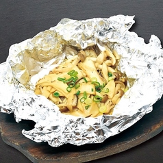 2種のキノコのホイル包み焼き