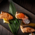 料理メニュー写真&nbsp;焼銀鮭3種盛り合わせ
