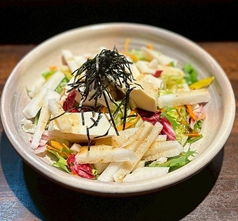 長芋と豆腐の和風サラダ