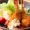 料理メニュー写真 エビでくるんだカニクリームコロッケ