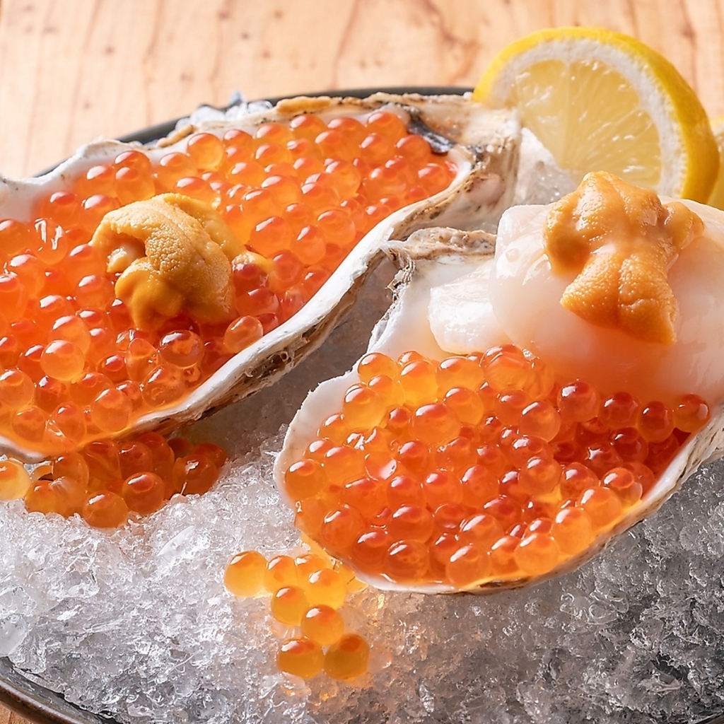 信頼のオイスターマイスターが選りすぐった新鮮な牡蠣を心ゆくまでご堪能いただけます。