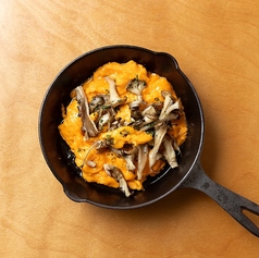 蘭王と茸のオムレツ