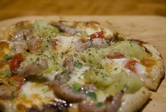 国産小麦の自家製pizza