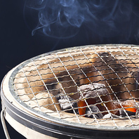 七輪と炭火焼きで、焼き立ての美味しさを共有しよう♪