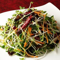 豆苗炒め