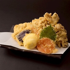 舞茸鶏野菜天盛り
