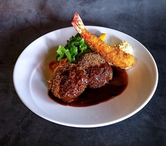 黒毛和牛ミンチカツ&大海老フライ