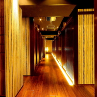 ゆったり座れる完全個室をご用意