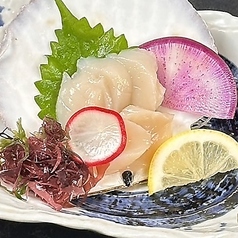 剥きたてホタテお刺身