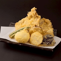 鶏野菜天盛り