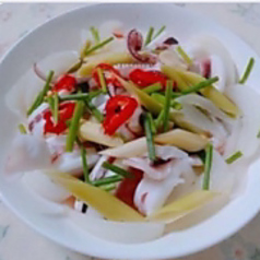 イカとレモングラス.