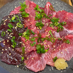 天然ミナミマグロのレバ刺し風