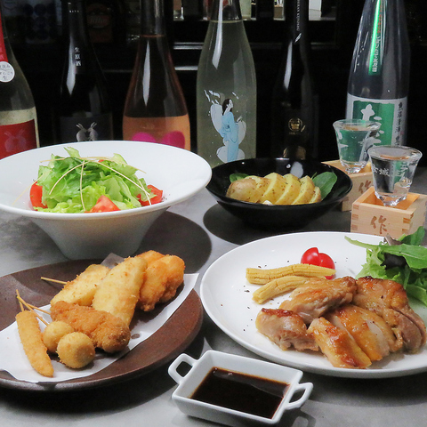 串揚げ・飲み放題コースをご提供。宴会・パーティーに最適。賑やかなひとときを演出♪