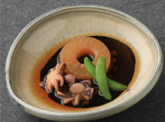 大根と小ダコの田舎煮