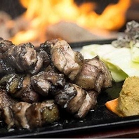 【薩摩の薫り】炭火で豪快に焼き上げるさつま地鶏を堪能