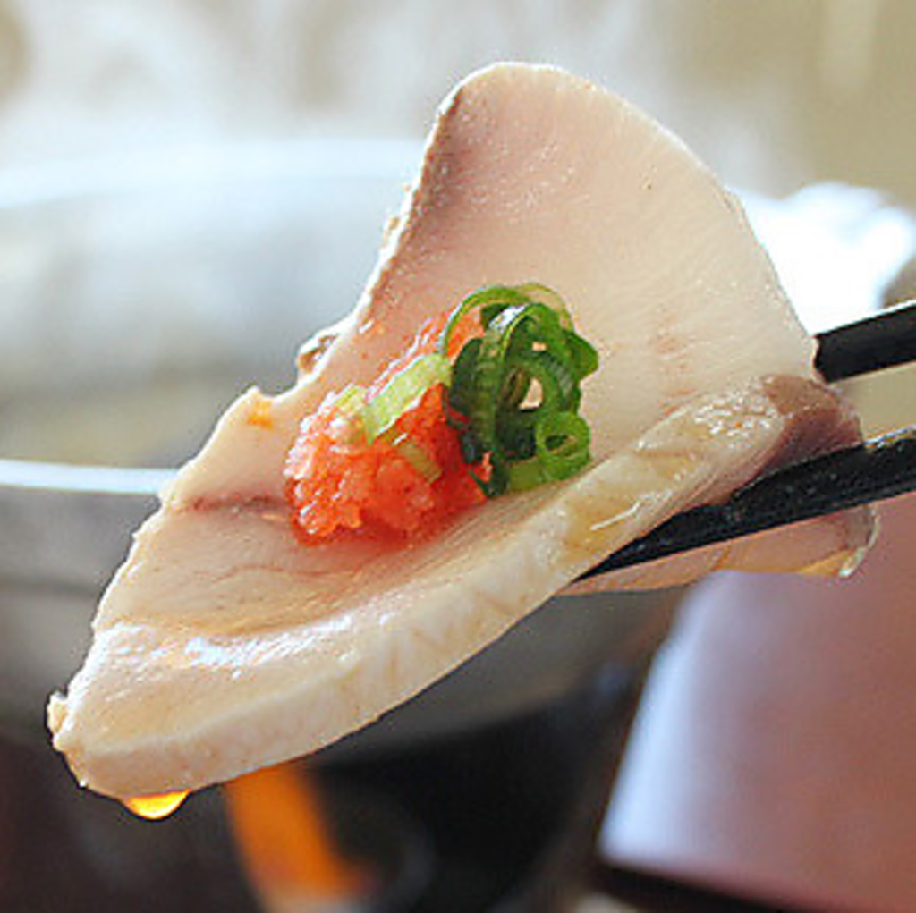 【ぶりしゃぶ】当店一番のおすすめ！にして一番人気！