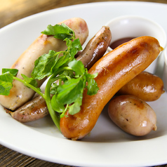 ソーセージの盛り合わせ