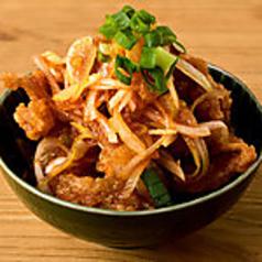 鶏皮ねぎポン酢