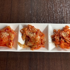 本日のキムチ盛り合わせ