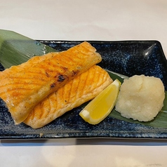 脂の乗ったサーモンハラス