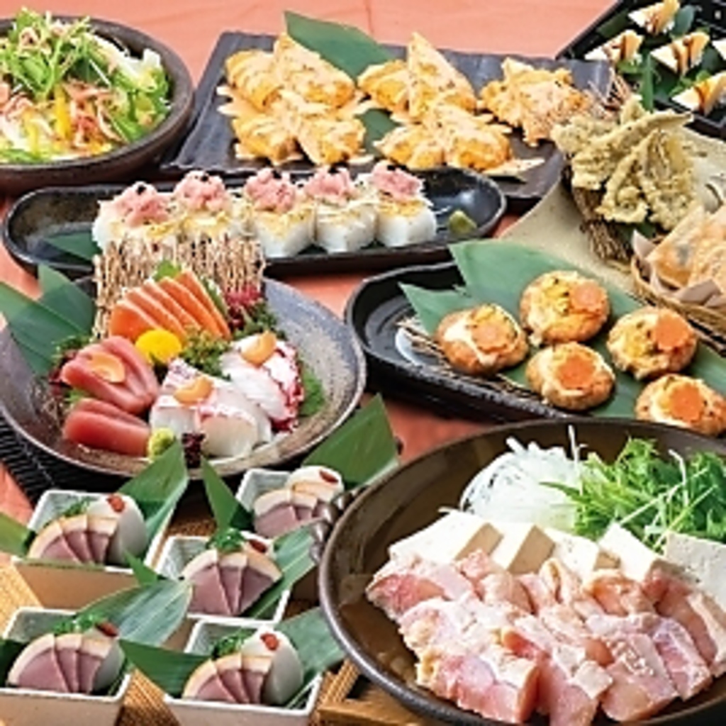 宴を彩る創作料理が楽しめる☆飲み放題付コースを豊富にご用意。