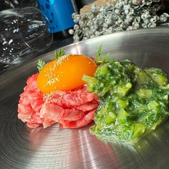 極とろユッケ・たっぷりネギ塩