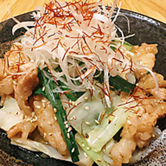 牛ホルモン野菜焼き