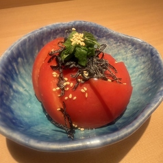 塩昆布トマト