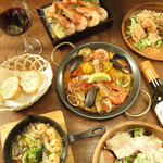 海鮮を利用した本格的な地中海料理も楽しめます♪