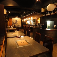 和モダンで落ち着いた雰囲気◎