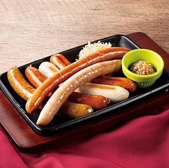 ソーセージ６本盛合せ