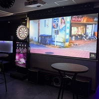 ダーツ・カラオケも完備！