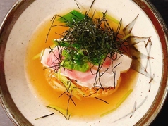 焼きおにぎり鯛茶漬け