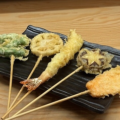 串天ぷら おまかせ5種