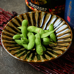 釜茹で茶豆