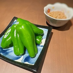 パリパリピーマン肉味噌