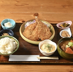 アジフライ定食(2枚)