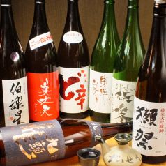 季節ごとの日本酒・焼酎をお楽しみください！