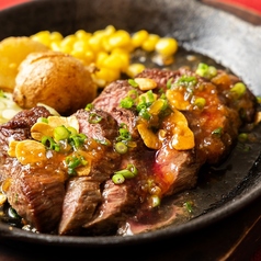 鉄板焼き牛リブステーキ