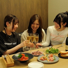 １日1組限定完全個室【梅田 大阪　イタリアン ワイン　誕生日 お祝い 女子会  デート 飲み放題 3時間】