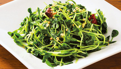 豆苗ガーリック炒め