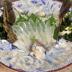 ヒラメの姿作り 1尾