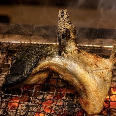 ブリカマの炭火焼き