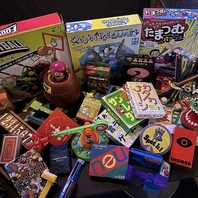 ボードゲームの種類豊富！