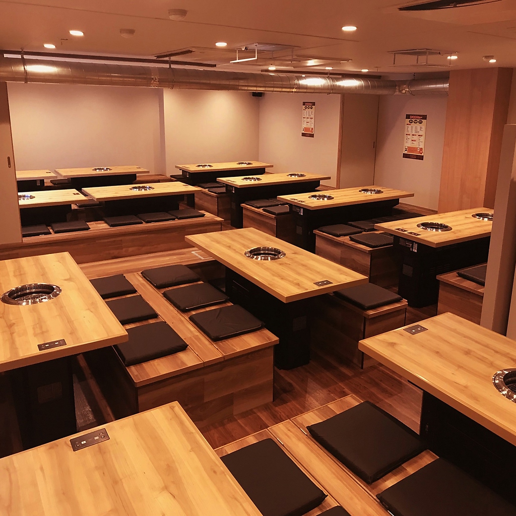 10人,20人,30人から最大90名まで！人数に応じて個室でご対応可能です。