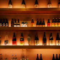 『こだわりの地酒も多数ご用意』